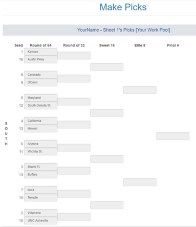 office pool bracket